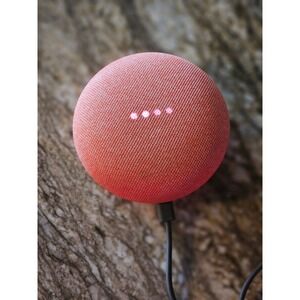 Google Home Mini 1st Gen Smart Speaker Coral Orange Model H0A GA00216-US